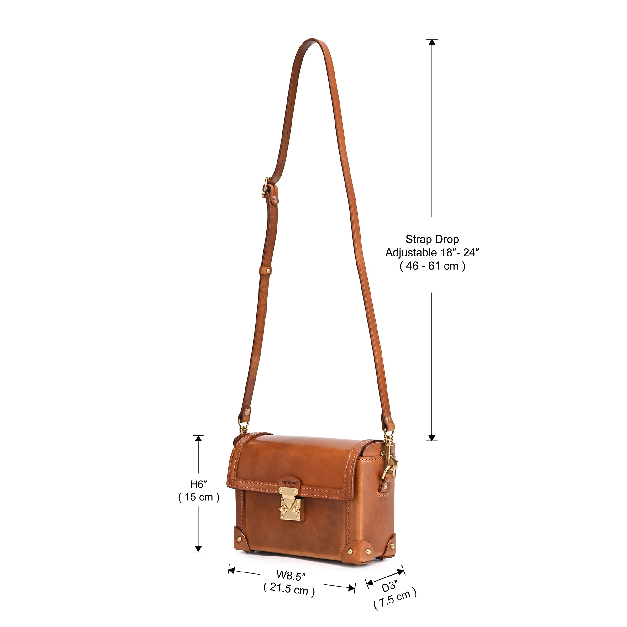 brandy melville floral leather flap backpack Old Trend Azalea Vintage Leather Case Crossbody,Caramel