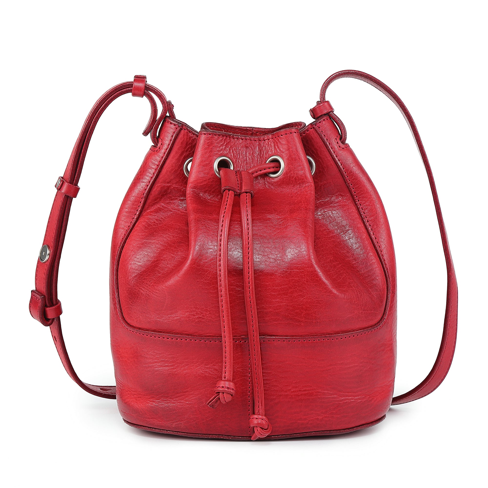 dasein fashion leather convertible drawstring bucket bag and backpack All Weather 3.0 25 W 18Cm X H 20Cm (7.1 X 7.9) Old Trend Crocus Convertible Bucket