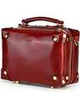 Cedar Mini Trunk Crossbody in Burgundy - photo 11