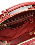 Cedar Mini Trunk Crossbody in Burgundy - photo 12