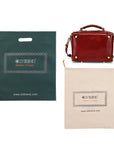 Cedar Mini Trunk Crossbody in Burgundy - photo 17