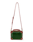 Cedar Mini Trunk Crossbody in Kale/Burgundy - photo 16