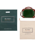 Cedar Mini Trunk Crossbody in Kale/Burgundy - photo 17