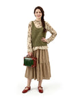 Cedar Mini Trunk Crossbody in Kale/Burgundy - photo 2