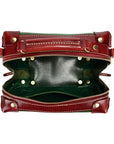 Cedar Mini Trunk Crossbody in Kale/Burgundy - photo 4