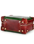 Cedar Mini Trunk Crossbody in Kale/Burgundy - photo 7