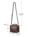 Cedar Mini Trunk Crossbody in Taupe/Brown - photo 8