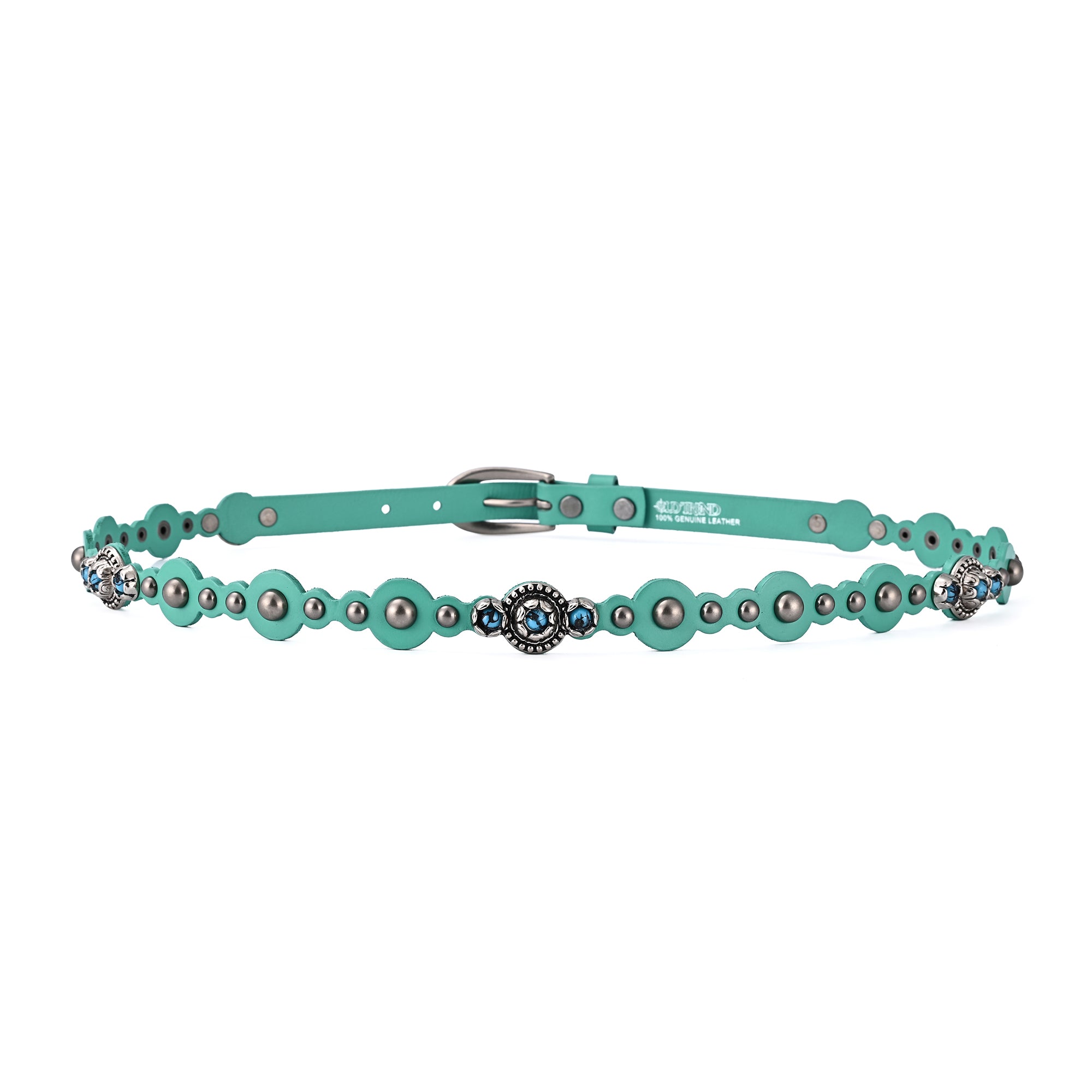 Rosa Flourish Leather Belt