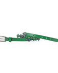 Rosa Flourish Leather Belt - Green - image 8