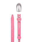 Rosa Flourish Leather Belt - Pink - image 6