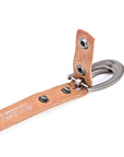 Rosa Flourish Leather Belt - White - image 5