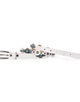 Rosa Flourish Leather Belt - White - image 6