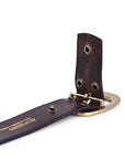 Blooming Crocus Leather Belt - Brown - image 7