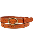 Vintage Soul Leather Belt - Camel - image 1