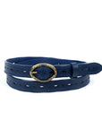 Vintage Soul Leather Belt - Navy - image 1