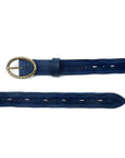 Vintage Soul Leather Belt - Navy - image 6