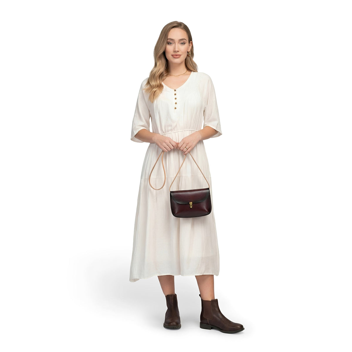 Ada Mini Crossbody - Brown - image 10