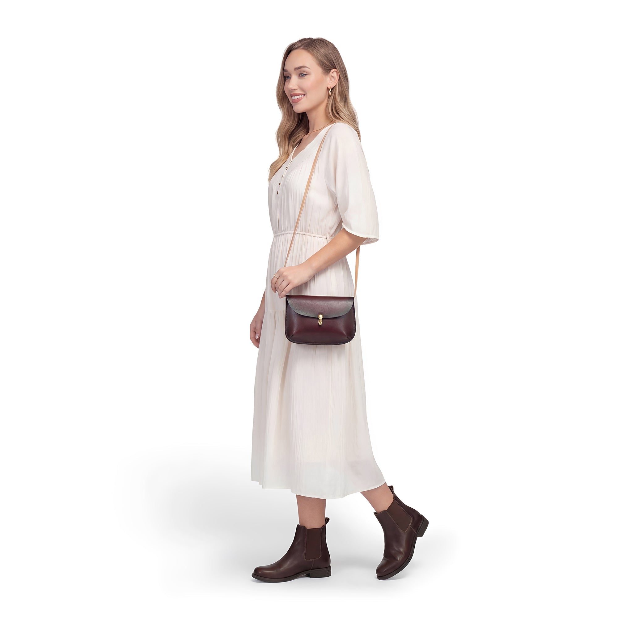 Ada Mini Crossbody - Brown - image 2