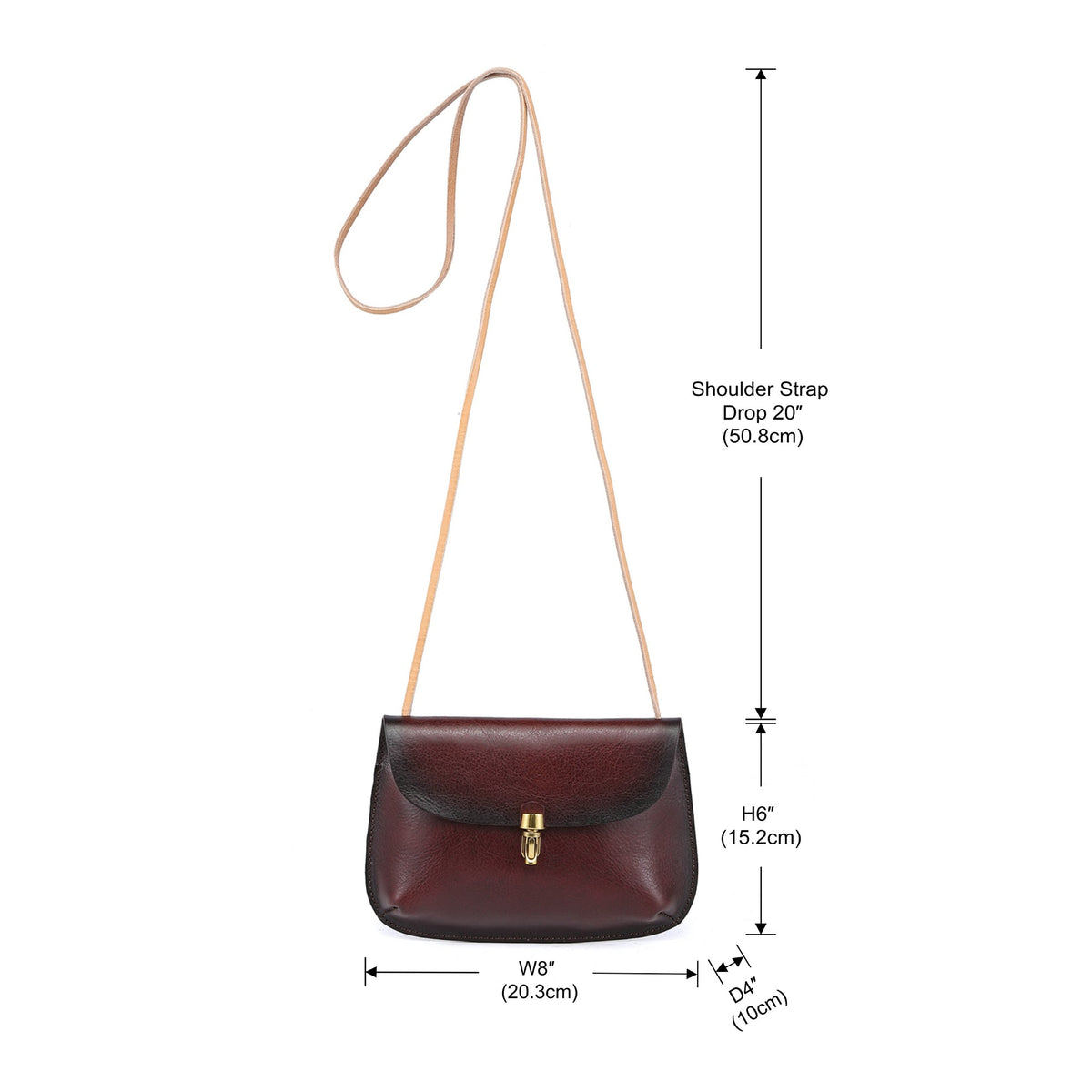 Ada Mini Crossbody - Brown - image 8