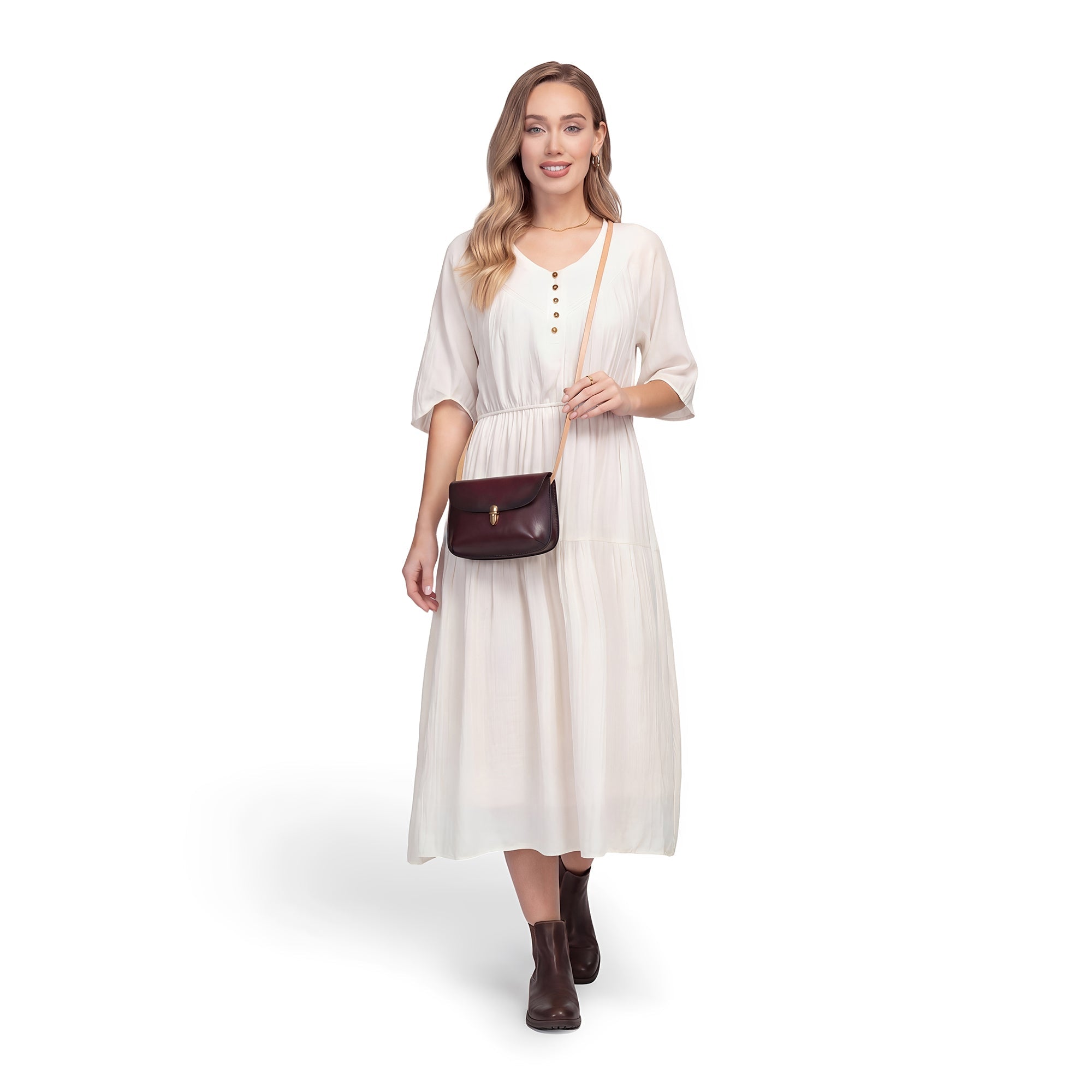 Ada Mini Crossbody - Brown - image 9