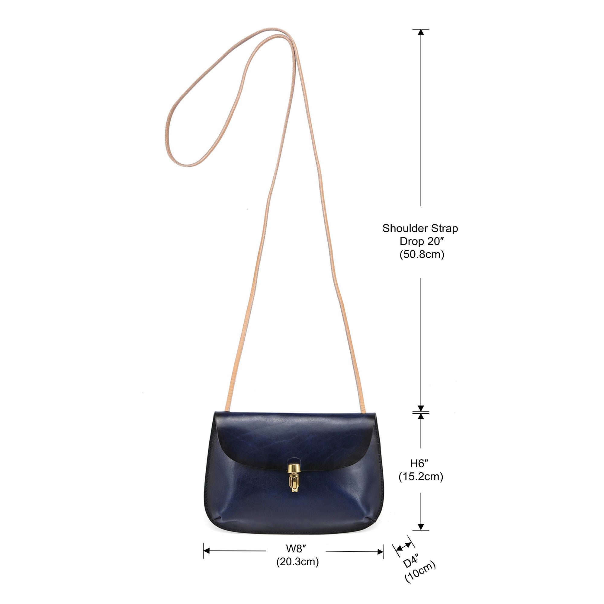 Ada Mini Crossbody - Navy - image 8