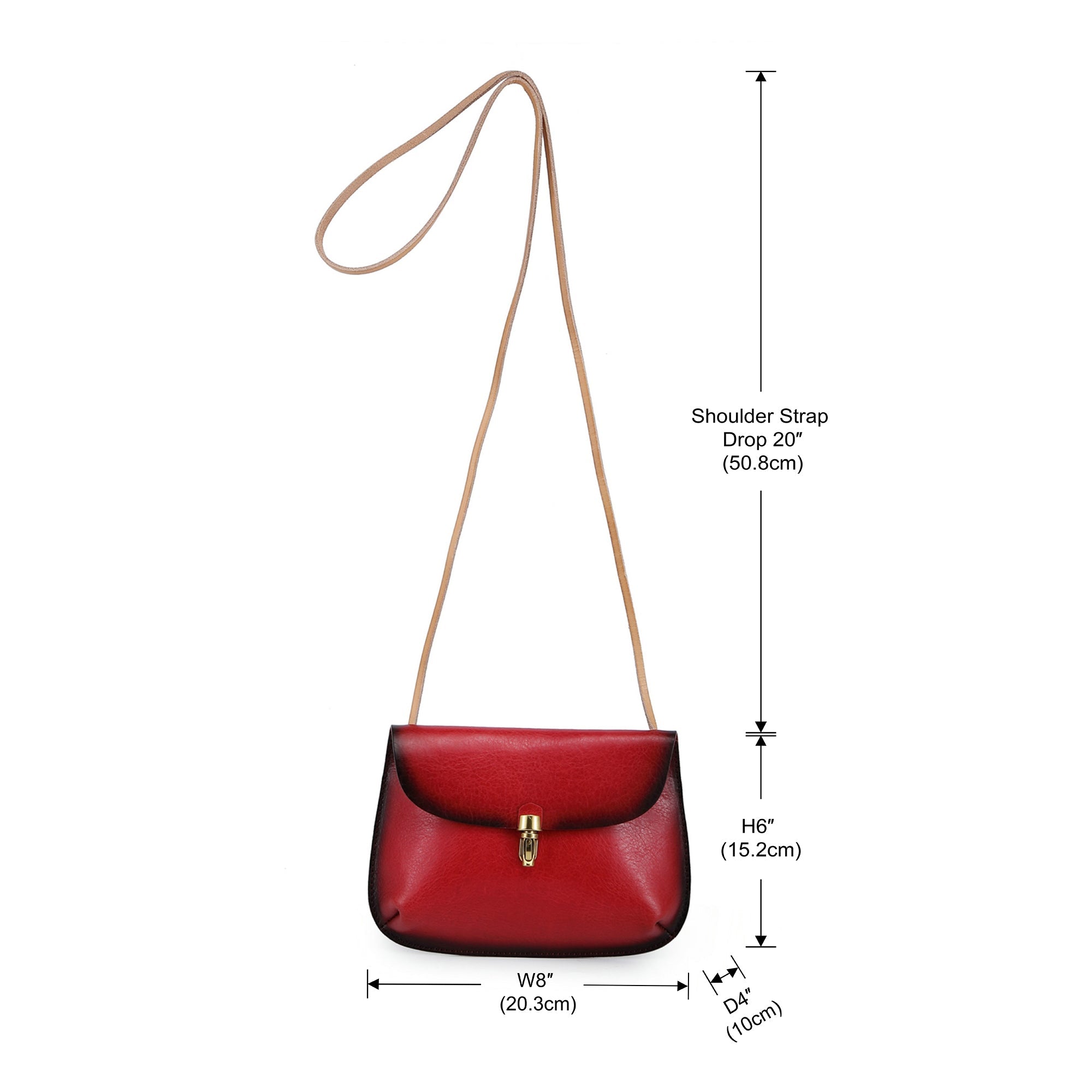 Ada Mini Crossbody - Red - image 8