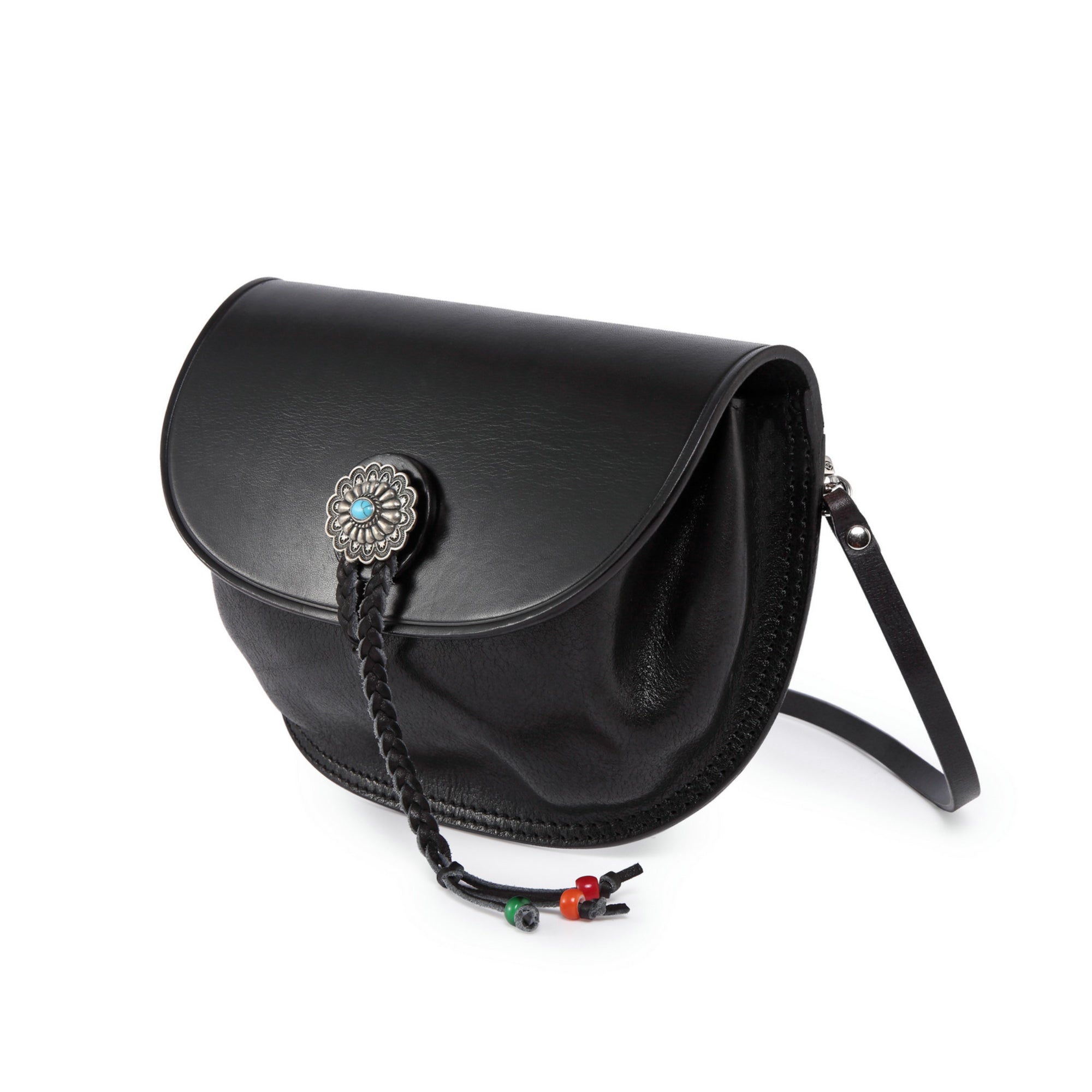 Garden Peony Mini Crossbody - Black - image 14
