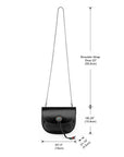 Garden Peony Mini Crossbody - Black - image 8