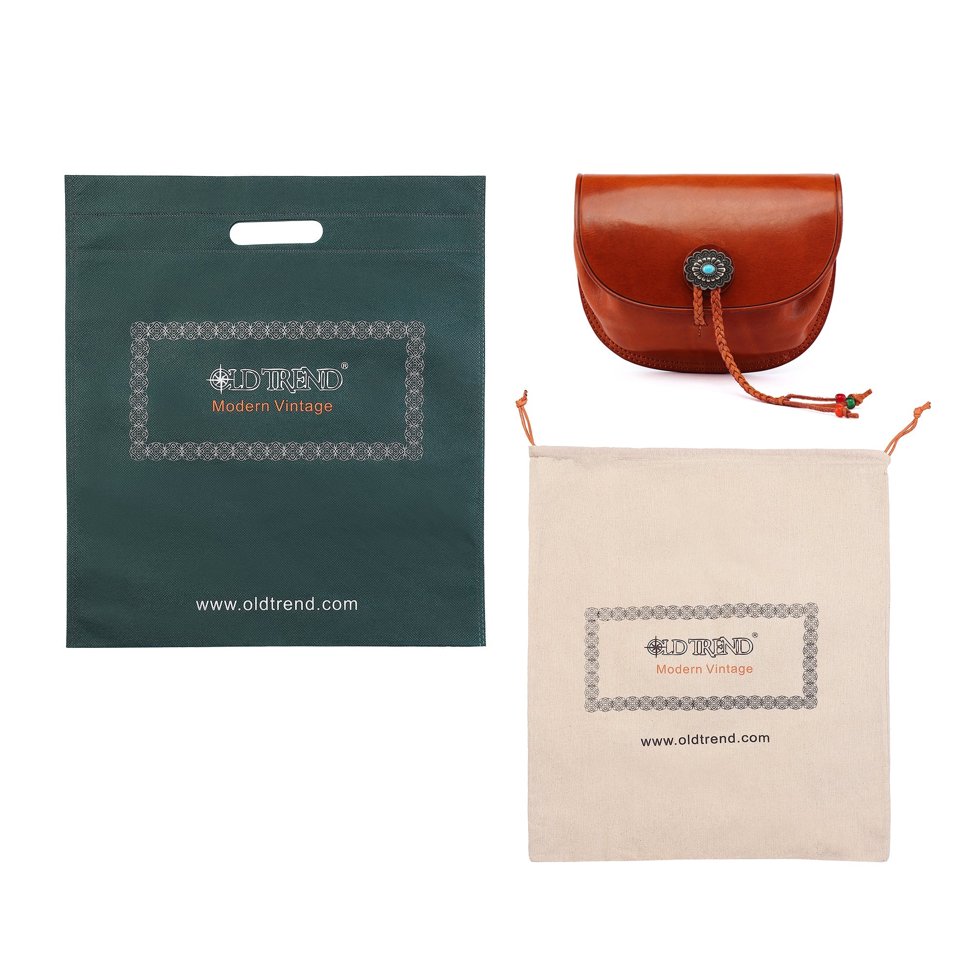 Garden Peony Mini Crossbody - Cognac - image 10