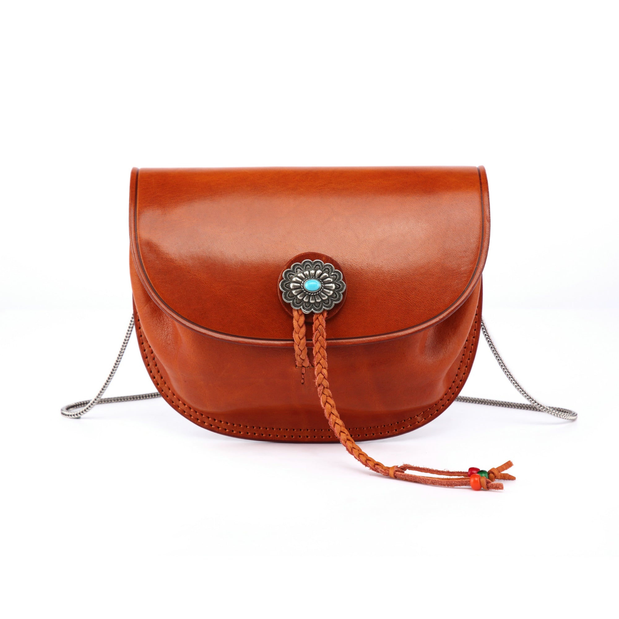 Garden Peony Mini Crossbody - Cognac - image 5