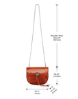 Garden Peony Mini Crossbody - Cognac - image 8
