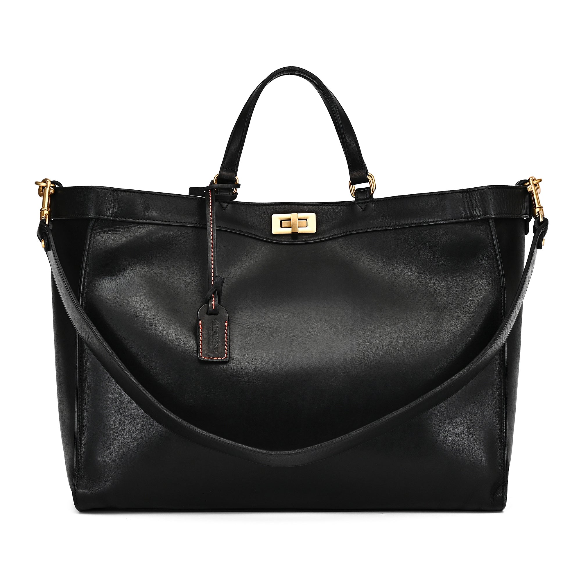 Ixia Jet-Set Tote | Supple Genuine Leather Handbag – Old Trend