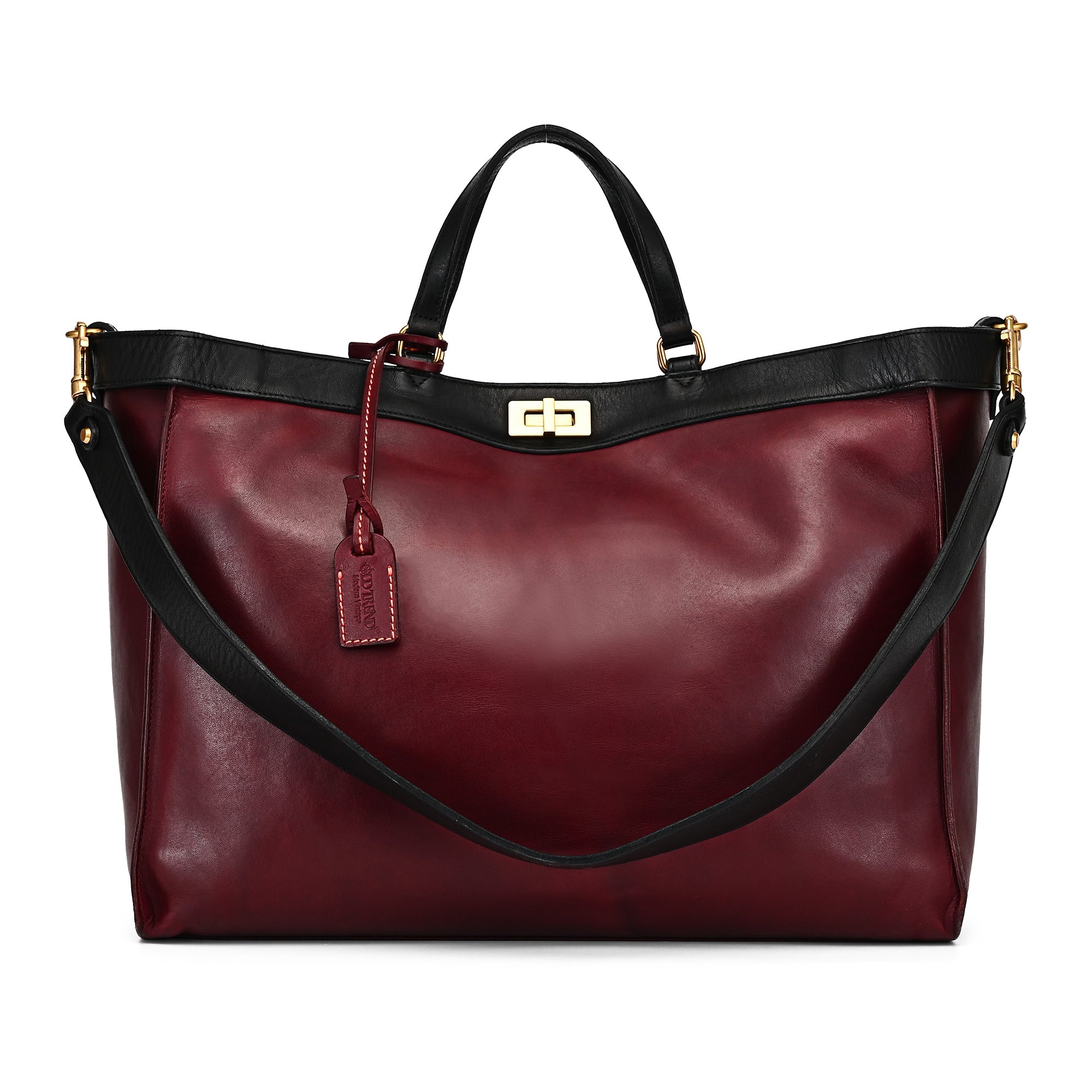 Ixia Jet-Set Tote | Supple Genuine Leather Handbag – Old Trend