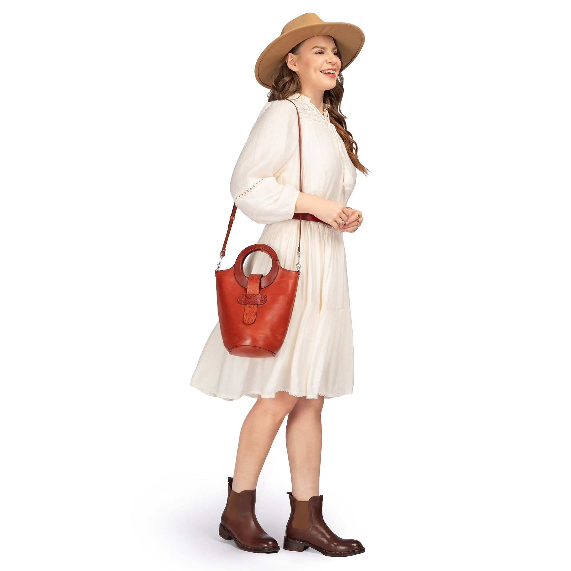 Lily Bucket Crossbody