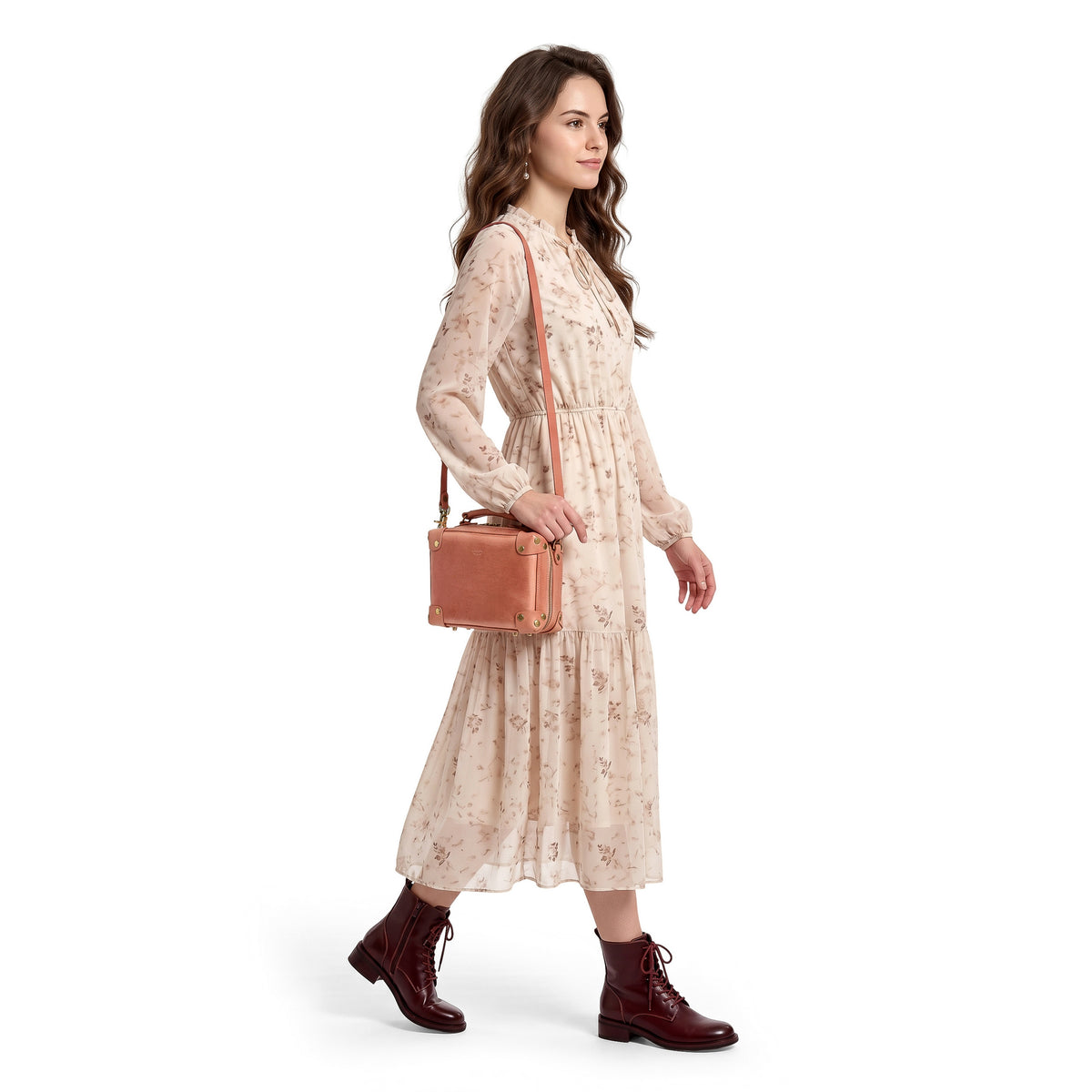 Cedar Mini Trunk Crossbody in Blush - photo 2 