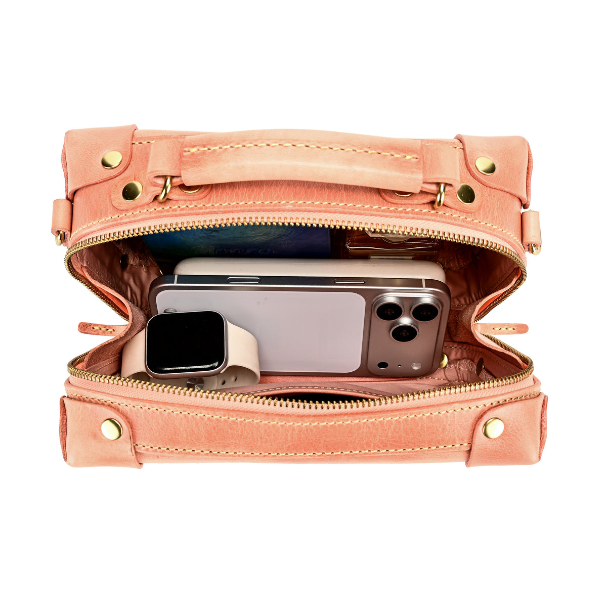 Cedar Mini Trunk Crossbody in Blush - photo 5 