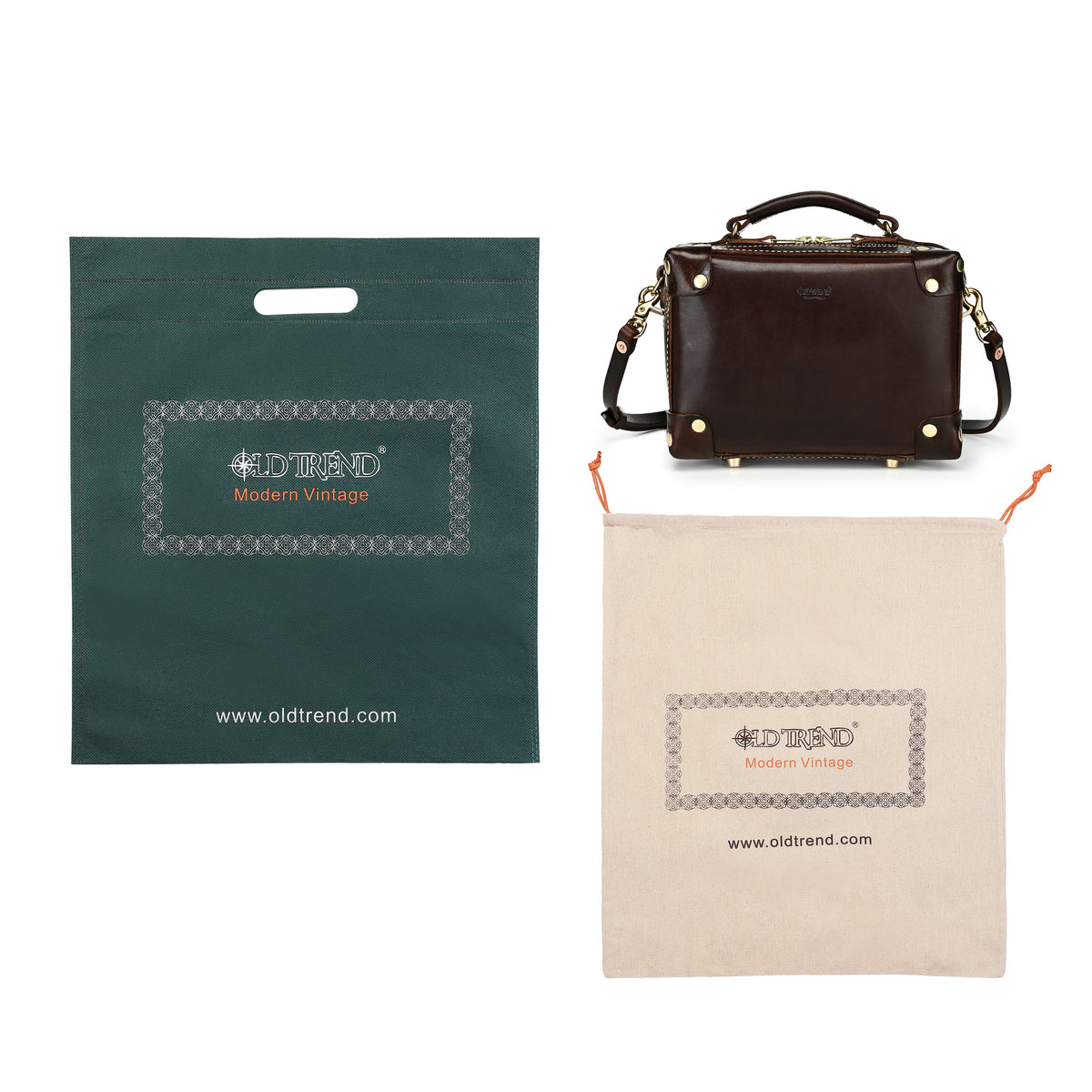 Cedar Mini Trunk Crossbody in Brown - photo 17 