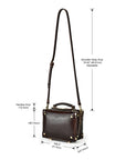 Cedar Mini Trunk Crossbody in Brown - photo 8 