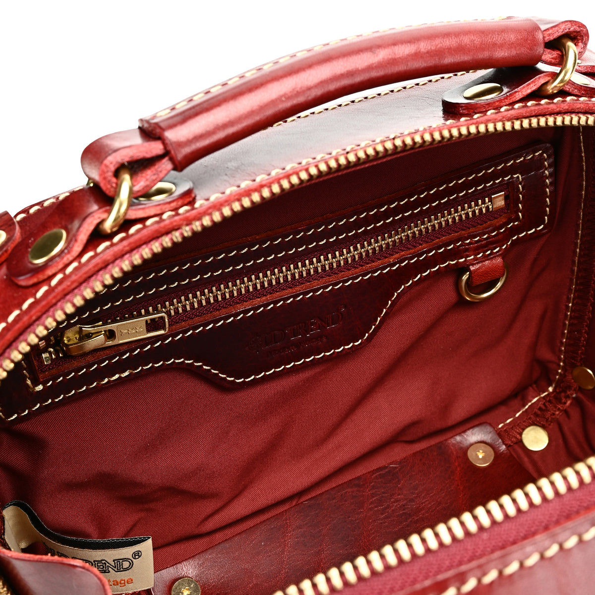 Cedar Mini Trunk Crossbody in Burgundy - photo 12 