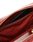 Cedar Mini Trunk Crossbody in Burgundy - photo 13 
