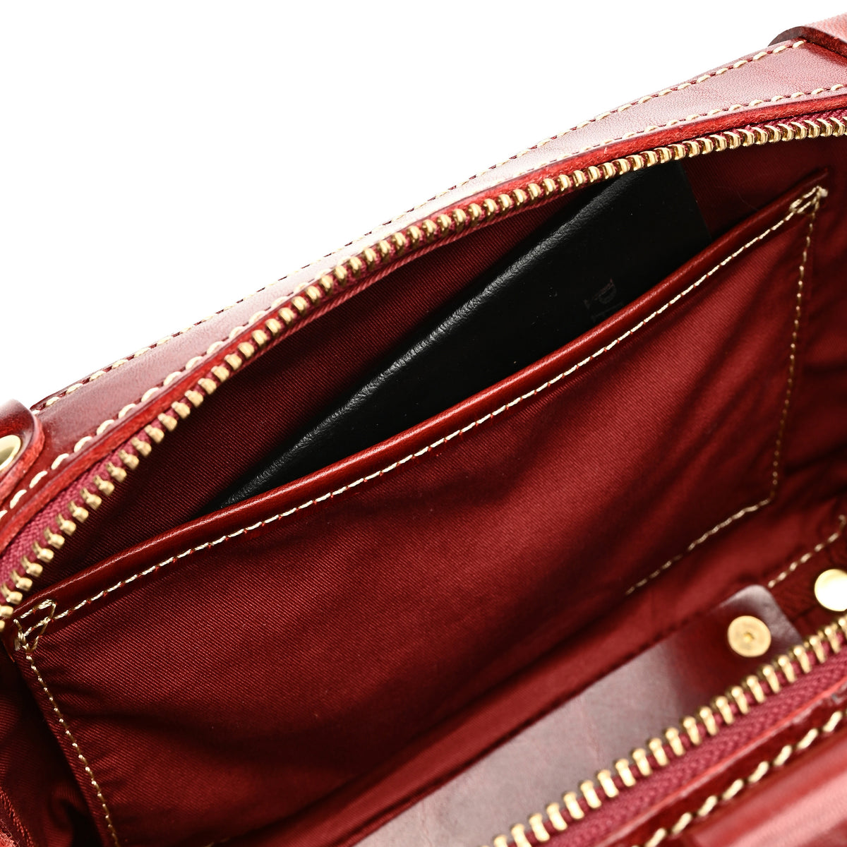 Cedar Mini Trunk Crossbody in Burgundy - photo 13 
