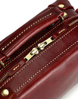 Cedar Mini Trunk Crossbody in Burgundy - photo 14 