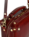 Cedar Mini Trunk Crossbody in Burgundy - photo 15 