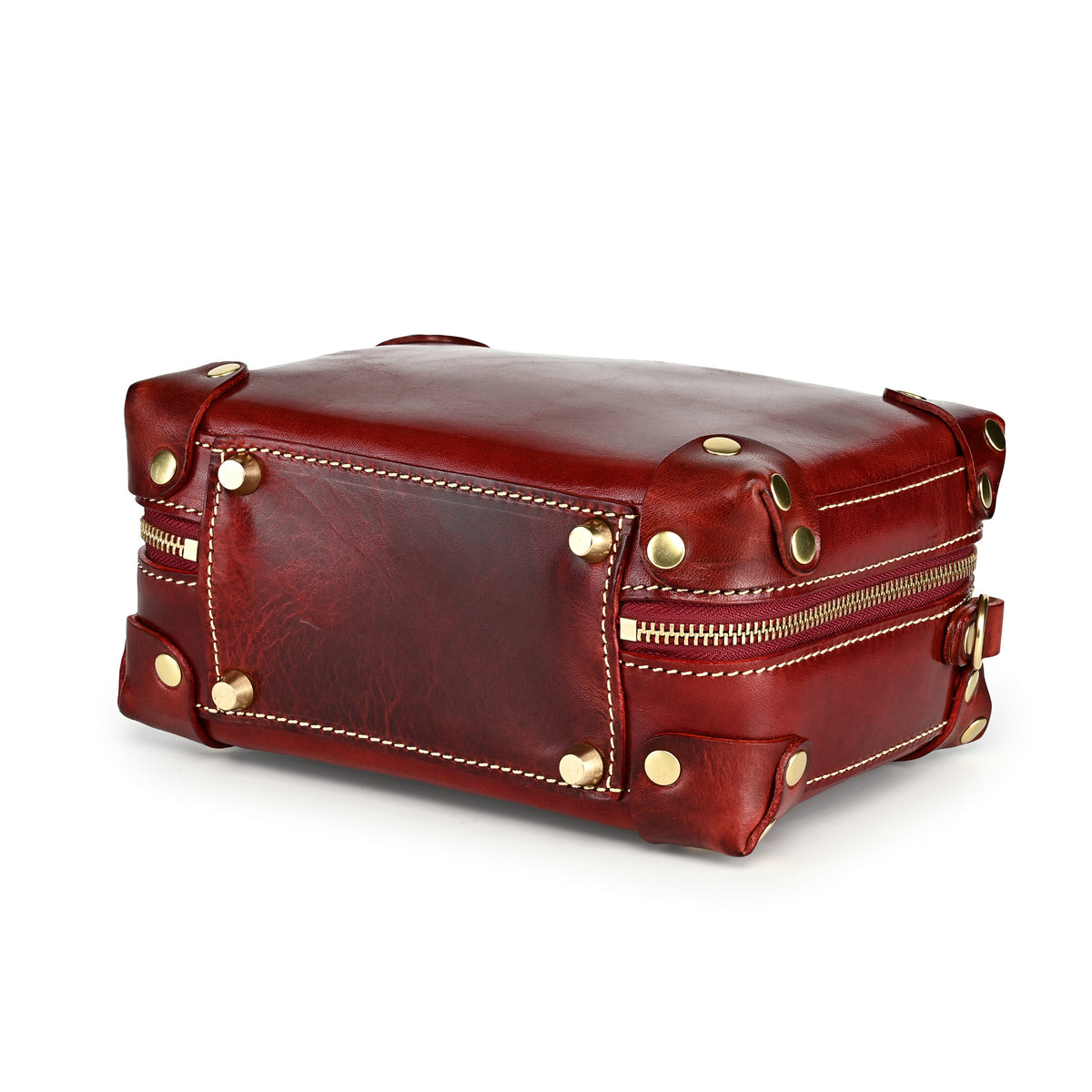 Cedar Mini Trunk Crossbody in Burgundy - photo 7 