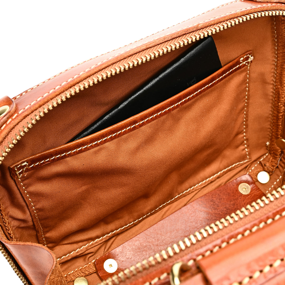 Cedar Mini Trunk Crossbody in Caramel - photo 13 