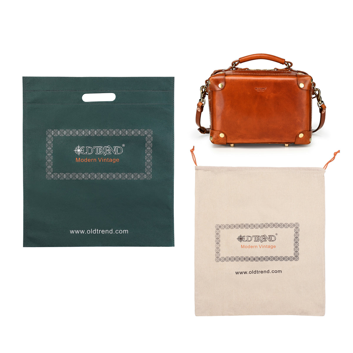 Cedar Mini Trunk Crossbody in Caramel - photo 17 