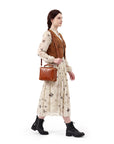 Cedar Mini Trunk Crossbody in Caramel - photo 2 