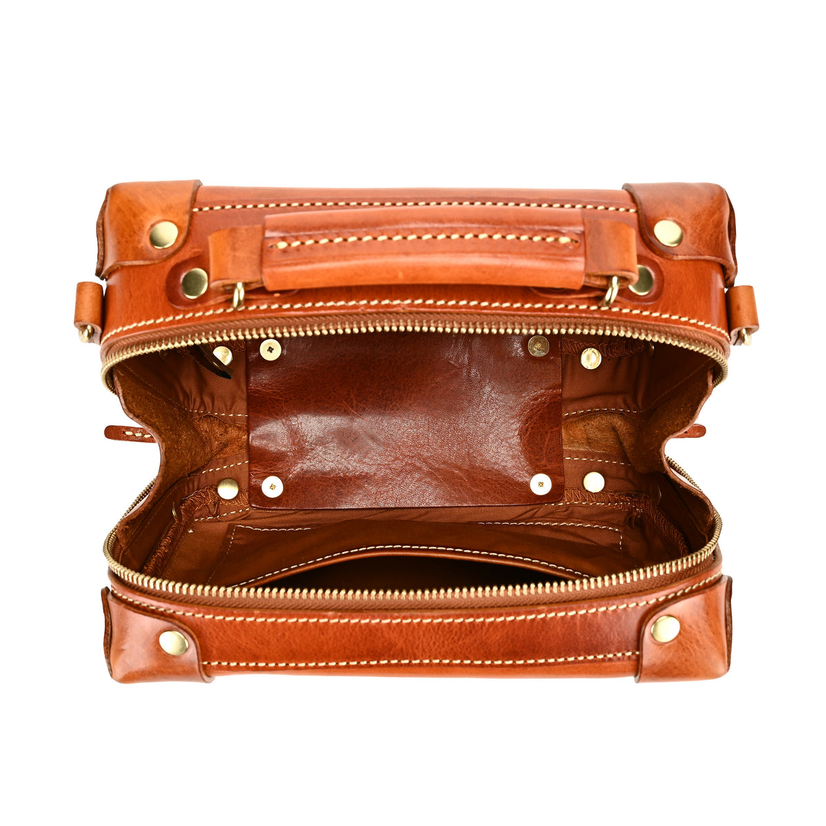 Cedar Mini Trunk Crossbody in Caramel - photo 4 