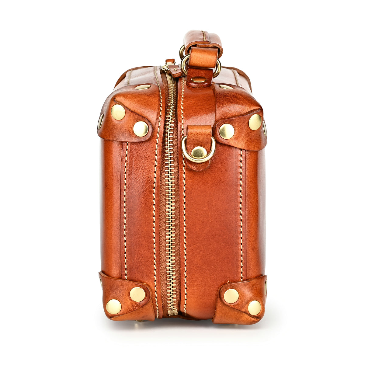 Cedar Mini Trunk Crossbody in Caramel - photo 6 