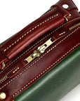 Cedar Mini Trunk Crossbody in Kale/Burgundy - photo 14 